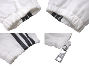 極美品 PRADA × Adiddas プラダ × アディダス 21AW ナイロンジャケット RE-Nylon SGB964 ホワイト サイズ50 中古 60154
