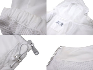 極美品 PRADA × Adiddas プラダ × アディダス 21AW ナイロンジャケット RE-Nylon SGB964 ホワイト サイズ50 中古 60154