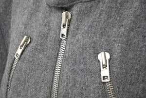 MARTIN MARGIELA マルタンマルジェラ 本人期 ジャケット ハチノジライダース グレー サイズ50 28 AM006 美品 中古 60155