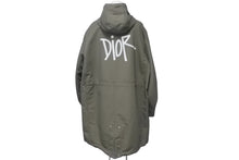 Load image into Gallery viewer, 極美品 Dior × Stussy ディオール×ステューシー モッズコート 033C313A4875 カーキ シルバー サイズ44 中古 60157