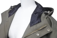 Load image into Gallery viewer, 極美品 Dior × Stussy ディオール×ステューシー モッズコート 033C313A4875 カーキ シルバー サイズ44 中古 60157