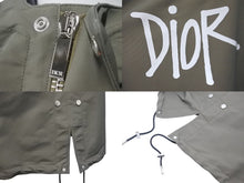 Load image into Gallery viewer, 極美品 Dior × Stussy ディオール×ステューシー モッズコート 033C313A4875 カーキ シルバー サイズ44 中古 60157