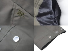 Load image into Gallery viewer, 極美品 Dior × Stussy ディオール×ステューシー モッズコート 033C313A4875 カーキ シルバー サイズ44 中古 60157