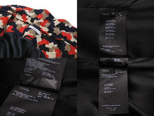 画像をギャラリービューアに読み込む, 極美品 PRADA プラダ コート カモフラージュ P6546 1B1F レッド ネイビー ベージュ ウール サイズ42 中古 60158 
