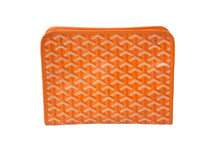 Load image into Gallery viewer, 極美品 GOYARD ゴヤール クラッチバッグ ジュバンス MM ポーチ オレンジ ゴヤールディンキャンバス シルバー金具 中古 60170