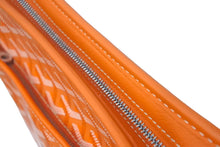 Load image into Gallery viewer, 極美品 GOYARD ゴヤール クラッチバッグ ジュバンス MM ポーチ オレンジ ゴヤールディンキャンバス シルバー金具 中古 60170