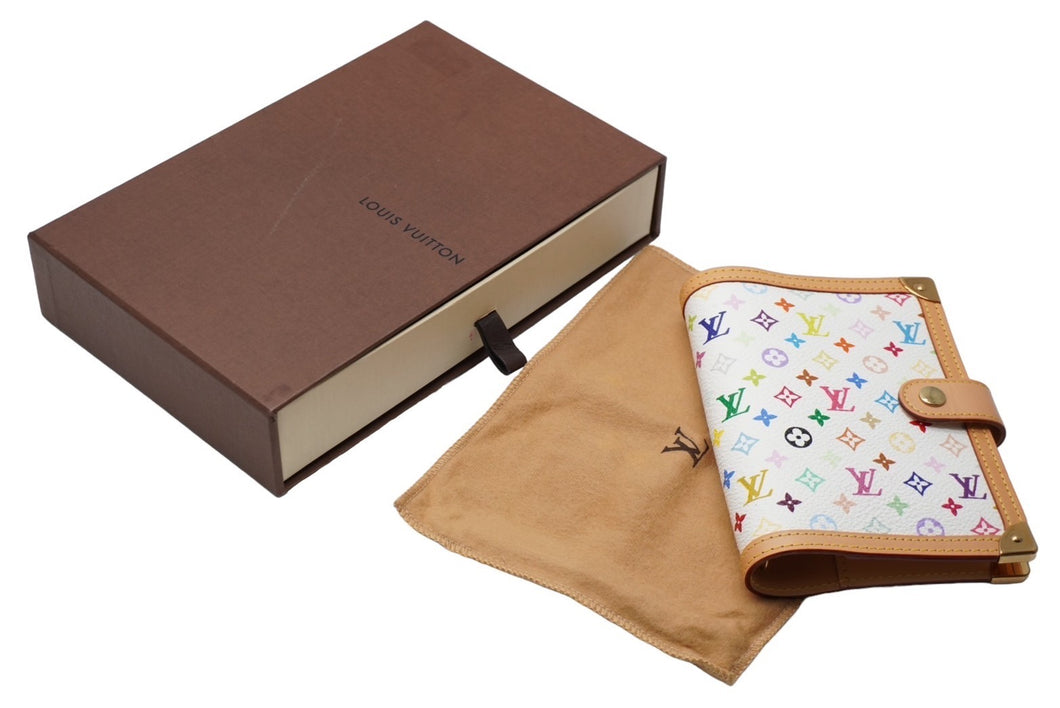 LOUIS VUITTON ルイヴィトン 手帳カバー 手帳ケース マルチカラー ブロン アジェンダPM PVC R20896 美品 中古 60173