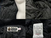 画像をギャラリービューアに読み込む, A BATHING APE アベイシングエイプ ファーコート カモ柄 ブルー ネイビー ファー取り外し可 サイズXS 1860-241-505 美品 中古 60178 