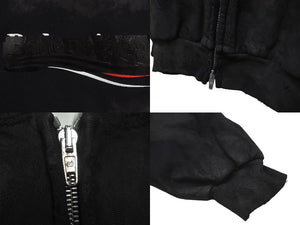 新品同様 BALENCIAGA バレンシアガ キャンペーンロゴダメージ加工ジップアップフーディー サイズL ブラック 720424TNVK5 中古 60186