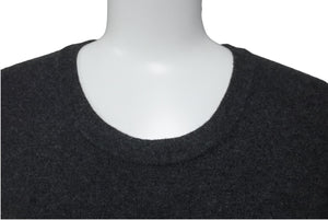 極美品 CHANEL シャネル ボーイシャネル ニット ワンピース グレー P46779K05922 カシミヤ ココマーク ロゴ サイズ36 中古 60196