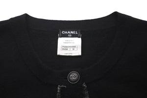 CHANEL シャネル ワンピース ニット ココマーク ココボタン ブラック カシミヤ サイズ36 P42061W04956 美品 中古 60203