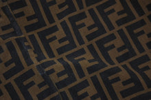 画像をギャラリービューアに読み込む, FENDI フェンディ ロングスカート ッカズ サイズ38タイト ブラウン ブラックナイロン なるほど FQ7062 A8G4 美品 中古 60206 