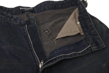 Load image into Gallery viewer, 新品同様 BALENCIAGA バレンシアガ オーバーサイズ ダブルカーゴ バギー デニムパンツ 22SS インディゴ コットン 34 675217 TJW57 中古 60219
