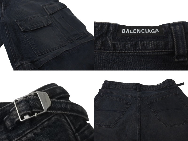 can04様 BALENCIAGA 22SS ダブルカーゴ バギーデニム 33 - メルカリ