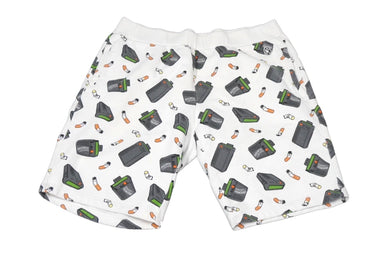 Billionaire Boys Club ビリオネアボーイズクラブ ショートパンツ タバコ ウォークマン コットン ホワイト XL 美品 中古 60227