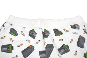 Billionaire Boys Club ビリオネアボーイズクラブ ショートパンツ タバコ ウォークマン コットン ホワイト XL 美品 中古 60227