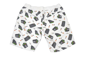Billionaire Boys Club ビリオネアボーイズクラブ ショートパンツ タバコ ウォークマン コットン ホワイト XL 美品 中古 60227