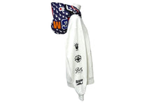Load image into Gallery viewer, アメリカ限定 極美品 A BATHING APE アベイシングエイプ パーカー シャークパーカー ホワイト ネイビー レッド サイズXL 中古 60228