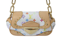 Load image into Gallery viewer, 新品同様 LOUIS VUITTON ルイヴィトン ハンドバッグ マリリンPM モノグラム ホワイト マルチカラー M40127 ゴールド金具 中古 60237