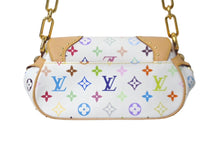 Load image into Gallery viewer, 新品同様 LOUIS VUITTON ルイヴィトン ハンドバッグ マリリンPM モノグラム ホワイト マルチカラー M40127 ゴールド金具 中古 60237