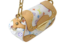 Load image into Gallery viewer, 新品同様 LOUIS VUITTON ルイヴィトン ハンドバッグ マリリンPM モノグラム ホワイト マルチカラー M40127 ゴールド金具 中古 60237
