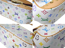 Load image into Gallery viewer, 新品同様 LOUIS VUITTON ルイヴィトン ハンドバッグ マリリンPM モノグラム ホワイト マルチカラー M40127 ゴールド金具 中古 60237