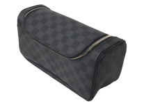 Load image into Gallery viewer, 極美品 LOUIS VUITTON ルイヴィトン ハンドポーチ トワレ・ポーチ ダミエグラフィット N47625 ブラック シルバー金具 中古 60262