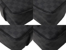 Load image into Gallery viewer, 極美品 LOUIS VUITTON ルイヴィトン ハンドポーチ トワレ・ポーチ ダミエグラフィット N47625 ブラック シルバー金具 中古 60262