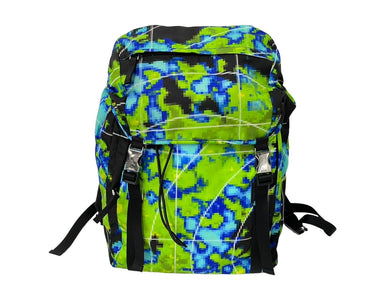 PRADA プラダ リュック バックパック デジタルカモ柄 デジカモ マルチナイロンカラー シルバー金具 2VZ135 美品 中古 60264 