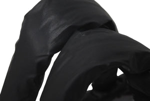 CHANEL シャネル トートバッグ コココクーン A47107 13番台 2009年 ナイロン ラムスキン ブラック シルバー金具 美品 中古 60265
