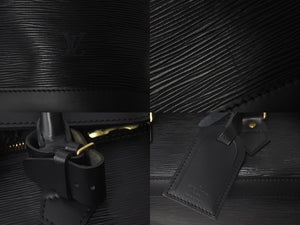 極美品 LOUIS VUITTON ルイヴィトン ハンドバッグ クルーザー40 エピ スペシャルオーダー M41139 ブラック ゴールド金具 中古 60271