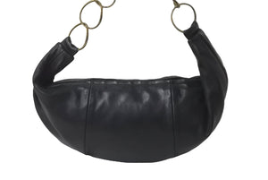 CHANEL シャネル ハンドバッグ ワンショルダー ココマーク 7番台 チェーン ブラック レザー ゴールド金具 美品 中古 60273