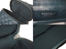Load image into Gallery viewer, 極美品 CHANEL シャネル リュック クリアバックパック マトラッセ A57826 グリーン ビニールレザー シルバー金具 中古60306