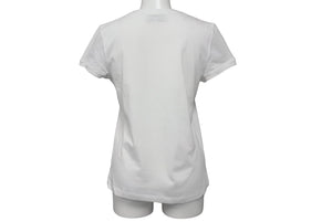 YVES SAINT LAURENT イヴサンローラン 半袖Ｔシャツ ブランドロゴ 118030-X3051 Sサイズ コットン ホワイト 良品 中古 60320