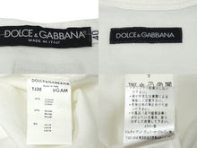 Load image into Gallery viewer, DOLCE&amp;GABBANA ドルチェアンドガッバーナ タンクトップ ノースリーブ サイズ40 ホワイト イタリアロゴ TJ3E 美品 中古 60327