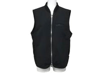 Load image into Gallery viewer, 極美品 CHROME HEARTS クロムハーツ ベスト PAPA クロスパッチ コットン ナイロン ブラック シルバー サイズS 中古 60334