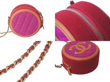 Load image into Gallery viewer, CHANEL シャネル チェーン ショルダーバッグ CCフィリグリー AP0365 28番台 コットンキャンバス ゴールド金具 美品 中古 60337