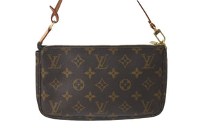 LOUIS VUITTON ルイヴィトン アクセサリーポーチ ポシェットアクセソワール M51980 モノグラム 美品 中古 60351