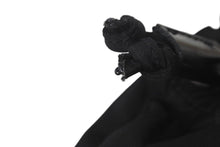 画像をギャラリービューアに読み込む, PRADA プラダ 巾着ポーチ トライアングルロゴ ナイロン シルバー ブラック金具 バッグ入れ MV369 良品 中古 60354 