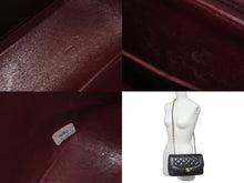 Load image into Gallery viewer, CHANEL シャネル ショルダーバッグ マトラッセ ダイアナ 25 シングルフラップ シングルチェーン ブラック 美品 中古 60359
