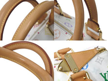 Load image into Gallery viewer, LOUIS VUITTON ルイ ヴィトン ハンドバッグ スピーディ30 村上隆 M92643 PVC レザー ホワイト マルチカラー 美品 中古 60379