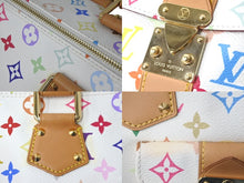 Load image into Gallery viewer, LOUIS VUITTON ルイ ヴィトン ハンドバッグ スピーディ30 村上隆 M92643 PVC レザー ホワイト マルチカラー 美品 中古 60379