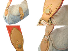 Load image into Gallery viewer, LOUIS VUITTON ルイヴィトン ショルダーバッグ サンレイ M40416 モノグララムデニム ピンク グラデーション 良品 中古 60382