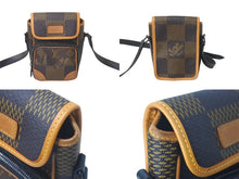 Load image into Gallery viewer, LOUIS VUITTON ルイヴィトン×NIGO ショルダーバッグ アマゾン スリングバッグ N40357 ブラウン ブラック 中古 60393