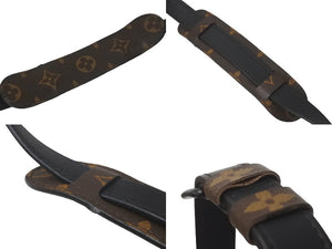 LOUIS VUITTON ルイヴィトン×NIGO ショルダーバッグ アマゾン スリングバッグ N40357 ブラウン ブラック 中古 60393