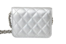 Load image into Gallery viewer, 新品未使用 CHANEL シャネル ショルダーバッグ ココマーク スター シルバー ラインストーン イヤーズ ギフト シルバー金具 中古 60398