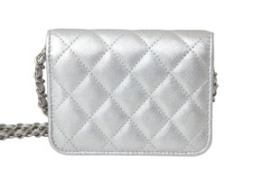 新品未使用 CHANEL シャネル ショルダーバッグ ココマーク スター シルバー ラインストーン イヤーズ ギフト シルバー金具 中古 60398