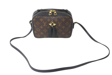 LOUIS VUITTON ルイヴィトン ショルダーバッグ M43555 2way サントンジュ タッセル ブラウン 美品 中古 60400
