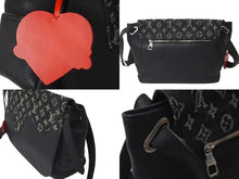 Load image into Gallery viewer, LOUIS VUITTON ルイヴィトン NIGOコラボ ショルダーバッグ ブサス トーキョー ブラック モノグラムデニム M45971 美品 中古 60410