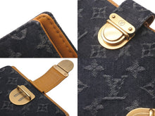 Load image into Gallery viewer, LOUIS VUITTON ルイヴィトン 手帳カバー アジェンダ PM コアラ モノグラム デニム イニシャル R21038 ゴールド金具 美品 中古 60419